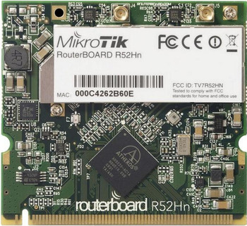 MikroTik R52HnD 802.11a/b/g/n dual band miniPCI card Main Product Image