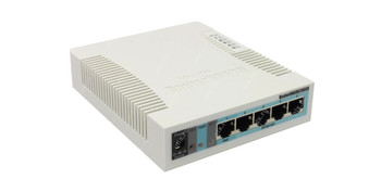 MikroTik RB260GS 5x Gigabit Ethernet Smart Switch, SFP cage, plastic case, SwOS Main Product Image