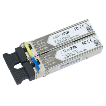 MikroTik S-3553LC20D Pair of SFP modules Main Product Image