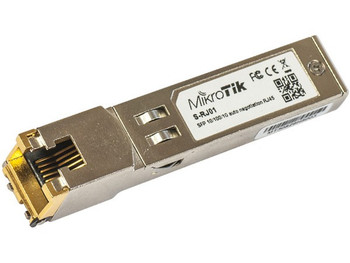 MikroTik S-RJ01 RJ45 SFP 10/100/1000M copper module Main Product Image