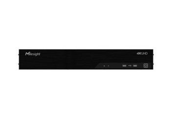 Milesight 32 Channel NVR - 4x HDD Slots (Max 10TB Each) - 24x PoE Ports - HDMI & VGA Local Display Main Product Image