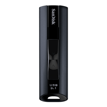 SanDisk Extreme Pro USB 3.1 Solid State Flash Drive - Cz880 256GB - USB3.0 - Black - Sophisticated Durable Aluminum Metal Casing - Lifetime Limited Main Product Image