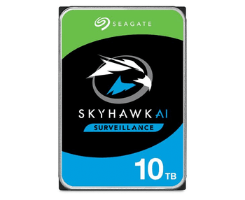 Seagate Skyhawk Ai - Surveillance - 3.5in HDD - 10TB - Sata 6GB/S - 7200Rpm - 256Mb Cache - 5 Years Or 2M Hours Mtbf Warranty Main Product Image