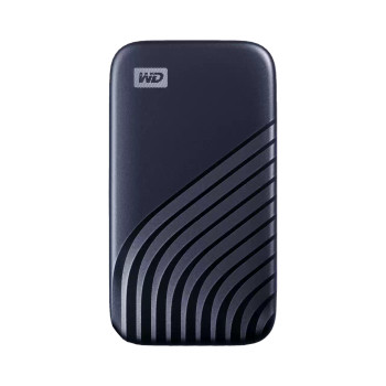 Western Digital My Passport SSD - 2TB - Blue Color - USB 3.2 Gen-2 - Type C & Type A Compatible - 1050Mb/S (Read) And 1000Mb/S (Write) Main Product Image