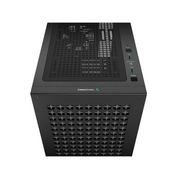 DeepCool CH370 Tempered Glass Mini-Tower Micro-ATX Case - Black Main Product Image