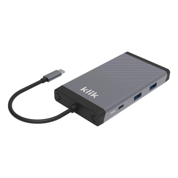 Klik KCMPH2DL Universal USB-C DisplayLink Dual HDMI Multi-Port Adapter Product Image 2
