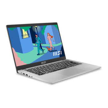 MSI Modern 14in Laptop i5-1235U 16GB 512GB W11 - Silver Main Product Image