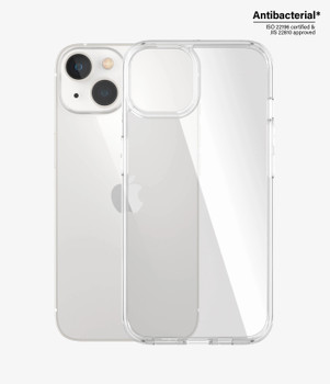 PanzerGlass Apple iPhone 14 / iPhone 13 HardCase - Clear (0401) - AntiBacterial - Scratch Resistant - Anti - Yellowing - 3.6M Drop Tested - Shock Resistant Product Image 2