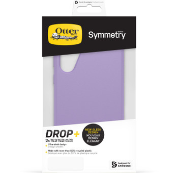OtterBox Symmetry Samsung Galaxy S23+ 5G (6.6in) Case You Lilac It (Purple) - (77 - 91130) - Antimicrobial - 3X Military Standard Drop Protection Product Image 2