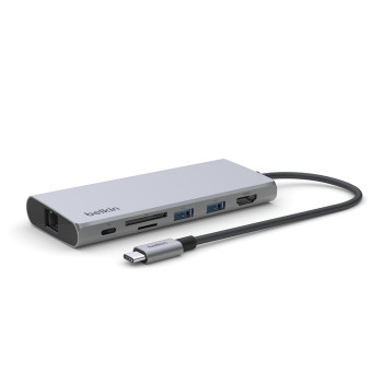 Belkin INC009BTSGY interface hub USB Type-C 10000 Mbit/s Silver Main Product Image