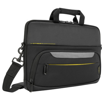 Targus TSS868GL notebook case 43.9 cm (17.3in) Messenger case Black - Yellow Product Image 2