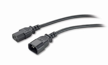 APC PWR Cord C13 - C14 - 0.6 m Black 0.61 m C13 coupler C14 coupler Main Product Image