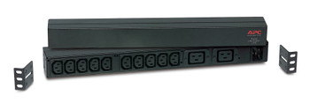 APC RACK PDU BASIC 1 U 16A 230V power distribution unit (PDU) 12 AC outlet(s) 0U/1U Black Main Product Image