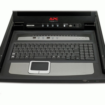 APC AP5816 rack console 43.2 cm (17in) Black Product Image 2