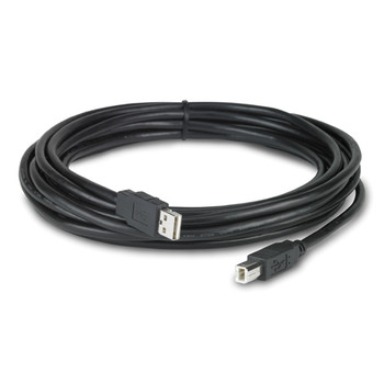 APC NetBotz USB Latching Cable - LSZH - 5m USB cable 5.00 m USB A USB B Black Main Product Image