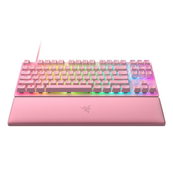 Razer Huntsman V2 TKL RGB Mechanical Gaming Keyboard Quartz - Optical Linear Red Product Image 2