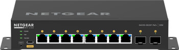 Netgear GSM4210PX-100AUS network switch Managed L2/L3 Gigabit Ethernet (10/100/1000) Power over Ethernet (PoE) Black Main Product Image