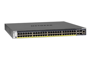 NETGEAR M4300-52G-PoE+ Managed L2/L3/L4 Gigabit Ethernet (10/100/1000) Power over Ethernet (PoE) 1U Black Product Image 2