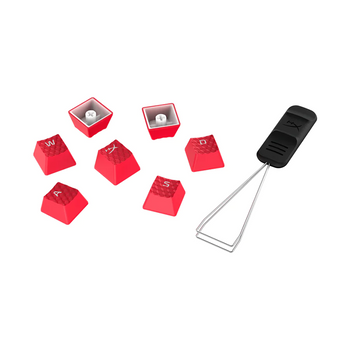 HyperX Rubber 19-Key Keycap Set - Red Main Product Image