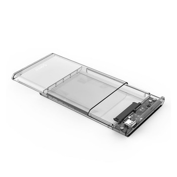 Orico 2139C3-G2 2.5in SATA USB-C 3.1 Hard Drive Enclosure - Clear Product Image 2