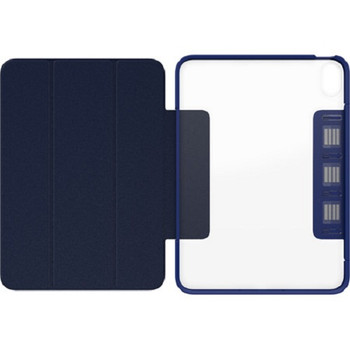 OtterBox Symmetry 360 Elite Apple iPad (10.9in) (10th Gen) Case Yale Blue (Blue/Clear) - (77-90369) - Multi-Position Stand - Apple Pencil Storage Main Product Image