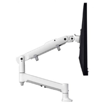 Atdec AWM Single monitor arm solution - 618mm dynamic arm - 0-9 kg - single base - F Clamp - White Main Product Image