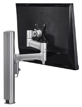 Atdec AWM Single monitor arm solution - 460mm articulating arm - 400mm post - F Clamp - White Main Product Image