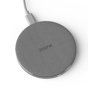 EFM 15W Wireless Charge Pad - With Qi certification - Silver - Silver Main Product Image