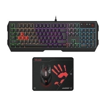 Bloody B1700 NEON GAMING DESKTOP RGB Gaming Keyboard + Mouse Combo Main Product Image