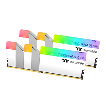 Thermaltake TOUGHRAM RGB 32GB (2x 16GB) DDR5 5600MT/s Memory - White Main Product Image