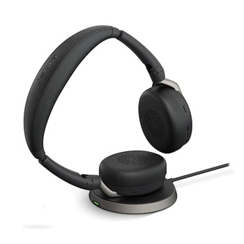 Jabra Evolve2 65 Flex MS Stereo Bluetooth Headset (USB-C + Charging Stand) Product Image 2