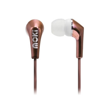 Moki Life Metallic Wired Earphones - Rose Gold Main Product Image