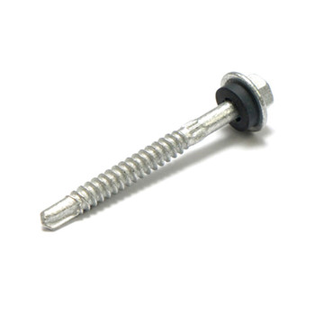 4Cabling | Hex Head Self Drill Screws C4 Galvanised 12G x 55mm Box of 100 Main Product Image