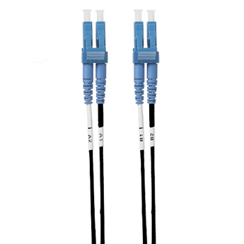4Cabling 2m LC-LC OS1 / OS2 Singlemode Fibre Optic Cable: Black Main Product Image