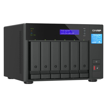 QNAP TVS+AC0-h674T 6+AC0-Bay Diskless NAS i5+AC0-12400 32GB