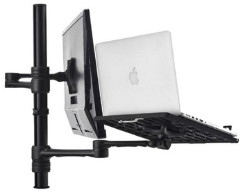 Atdec Notebook monitor arm combo mount +AC0- Black