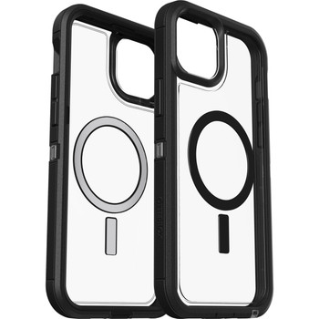 OtterBox Defender XT MagSafe Apple iPhone 15 Plus (6.7in) Case Dark Side (Clear / Black) +AC0- (77+AC0-93290) +AC0- DROP 5X Military Standard +AC0- Multi+AC0-Layer