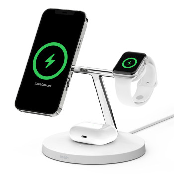 BoostCharge Pro 3-in-1 Wireless Charger with MagSafe 15W