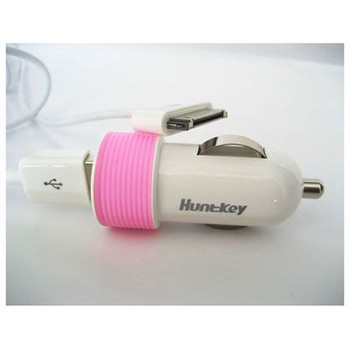 Huntkey Compact Car Charger for iPad & Smart Phone 5V 2.1A with MFI Product Image 2