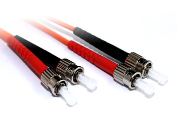 Product image for 10M ST-ST OM1 Multimode Duplex Fibre Optic Cable | AusPCMarket Australia