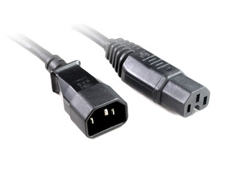 Product image for 0.5M IEC C14 to C15 High Temperature Power Cable | AusPCMarket Australia