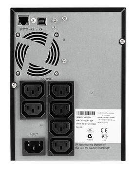 Eaton 5SC750i Powerware 5SC 750VA/525W Line Interactive Sine Wave Mini Tower UPS Product Image 2