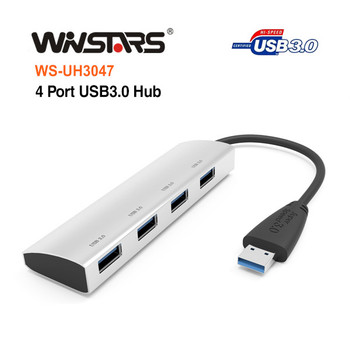 Product image for Portable slim 4-Port USB3.0 Hub (No Power) | AusPCMarket Australia