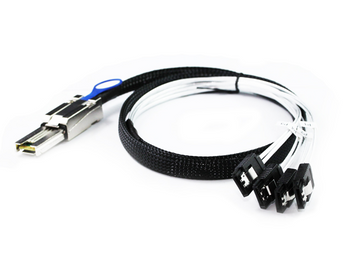 Product image for 1M Mini SAS SFF-8088 to 4x SATA Cable | AusPCMarket Australia