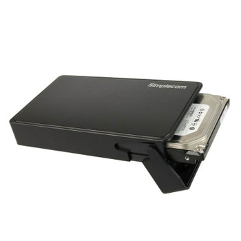 Simplecom SE325 Tool Free 3.5in SATA HDD to USB 3.0 Drive Box Black Product Image 2