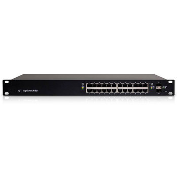Product image for Ubiquiti Networks EdgeSwitch ES-24-500W 24 Port Gigabit Managed PoE+ Switch | AusPCMarket Australia