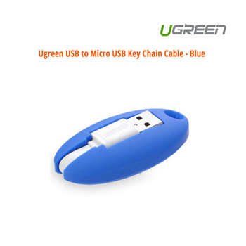 Product image for UGreen USB to Micro USB Key Chain Cable - Blue | AusPCMarket Australia