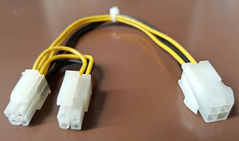 Product image for CPU 12v 4-pin to 8-pin (4-pin x2) Adapter | AusPCMarket Australia