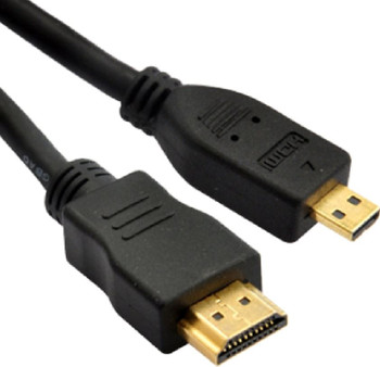 Product image for 3m HDMI to Micro HDMI Cable - 1.4v 19 pins A Male to D Male 34AWG | AusPCMarket Australia