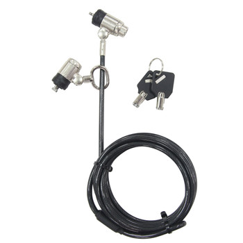 Product image for Targus DEFCON Dual P2MKL Cable Lock | AusPCMarket Australia